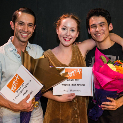 AFTT students clean up at the Short & Sweet Theatre Festival